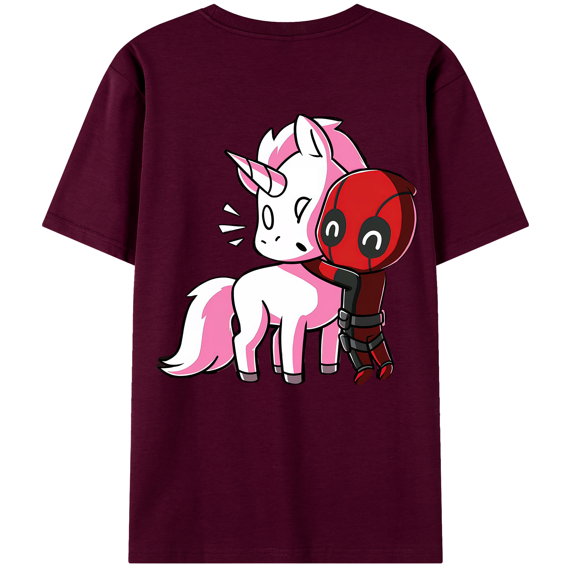 （画像用） Deadpool デッドプール レディース半袖Tシャツ(バックプリント)